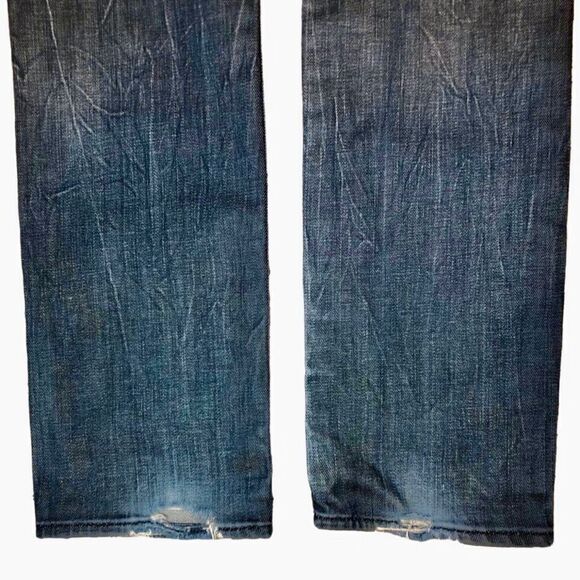 Rock & Republic Berlin Mid Rise Skinny Jeans in Distressed Blue Wash Women’s 6 - Picture 3 of 12